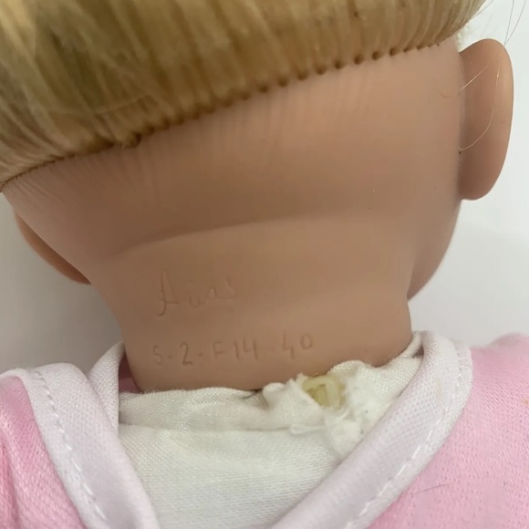 Aria's S-2-F14-40 Hard Face Arms & Legs Soft Stomach Baby Doll Sound Flaw Parts - Picture 9 of 14